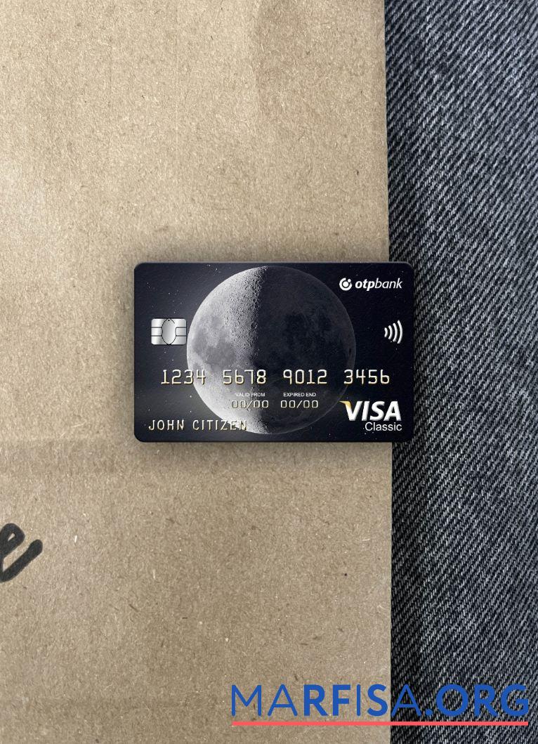 Blank Ukraine OTP bank Ukraine visa classic card photolook front example